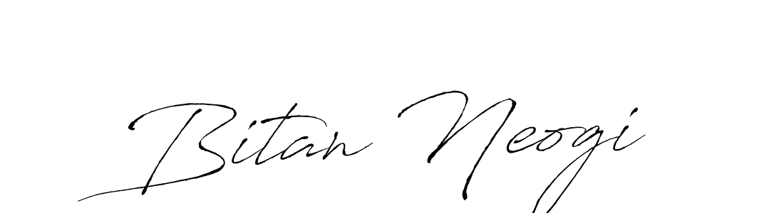 Design your own signature with our free online signature maker. With this signature software, you can create a handwritten (Antro_Vectra) signature for name Bitan Neogi. Bitan Neogi signature style 6 images and pictures png