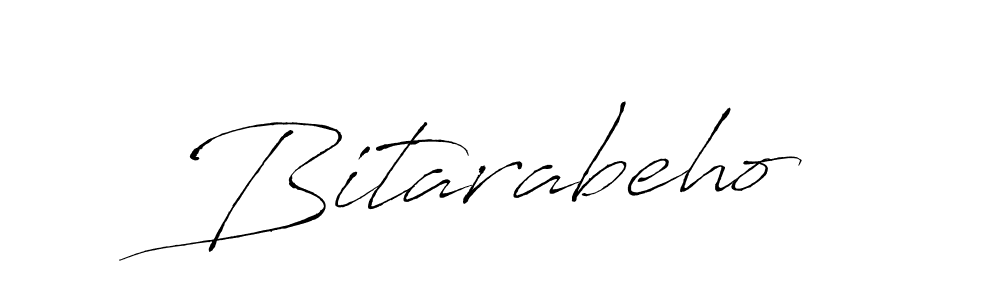 Create a beautiful signature design for name Bitarabeho. With this signature (Antro_Vectra) fonts, you can make a handwritten signature for free. Bitarabeho signature style 6 images and pictures png