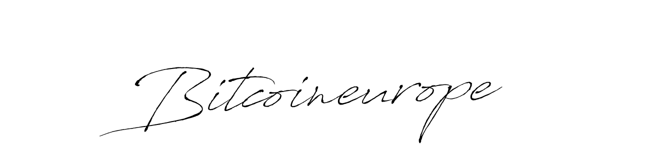 Design your own signature with our free online signature maker. With this signature software, you can create a handwritten (Antro_Vectra) signature for name Bitcoineurope. Bitcoineurope signature style 6 images and pictures png