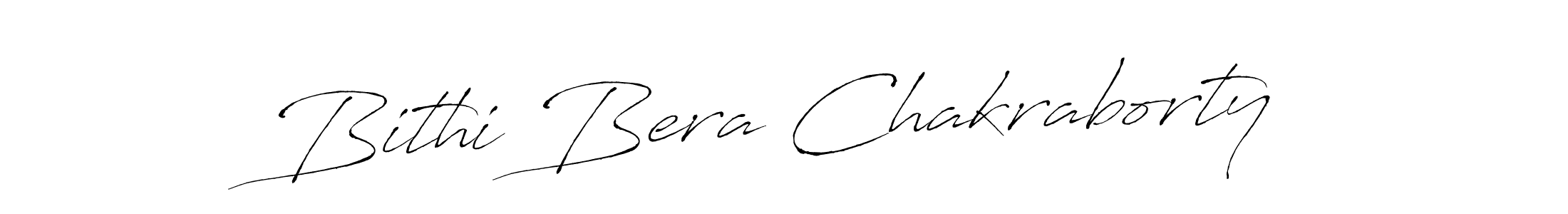 How to make Bithi Bera Chakraborty signature? Antro_Vectra is a professional autograph style. Create handwritten signature for Bithi Bera Chakraborty name. Bithi Bera Chakraborty signature style 6 images and pictures png