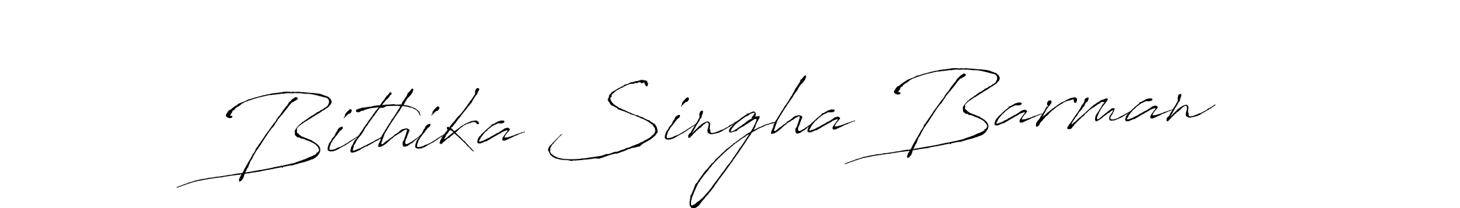 Antro_Vectra is a professional signature style that is perfect for those who want to add a touch of class to their signature. It is also a great choice for those who want to make their signature more unique. Get Bithika Singha Barman name to fancy signature for free. Bithika Singha Barman signature style 6 images and pictures png