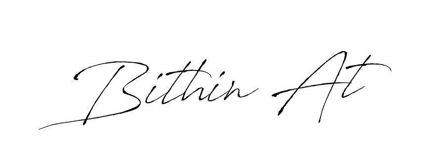 You should practise on your own different ways (Antro_Vectra) to write your name (Bithin At) in signature. don't let someone else do it for you. Bithin At signature style 6 images and pictures png