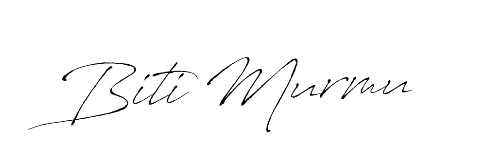 Create a beautiful signature design for name Biti Murmu. With this signature (Antro_Vectra) fonts, you can make a handwritten signature for free. Biti Murmu signature style 6 images and pictures png