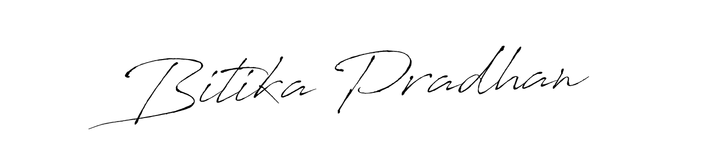 Also You can easily find your signature by using the search form. We will create Bitika Pradhan name handwritten signature images for you free of cost using Antro_Vectra sign style. Bitika Pradhan signature style 6 images and pictures png