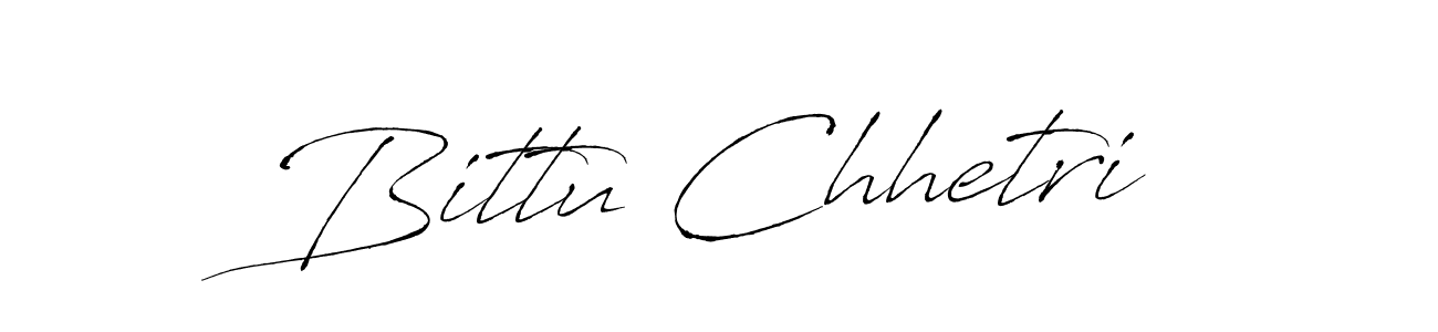 Antro_Vectra is a professional signature style that is perfect for those who want to add a touch of class to their signature. It is also a great choice for those who want to make their signature more unique. Get Bittu Chhetri name to fancy signature for free. Bittu Chhetri signature style 6 images and pictures png