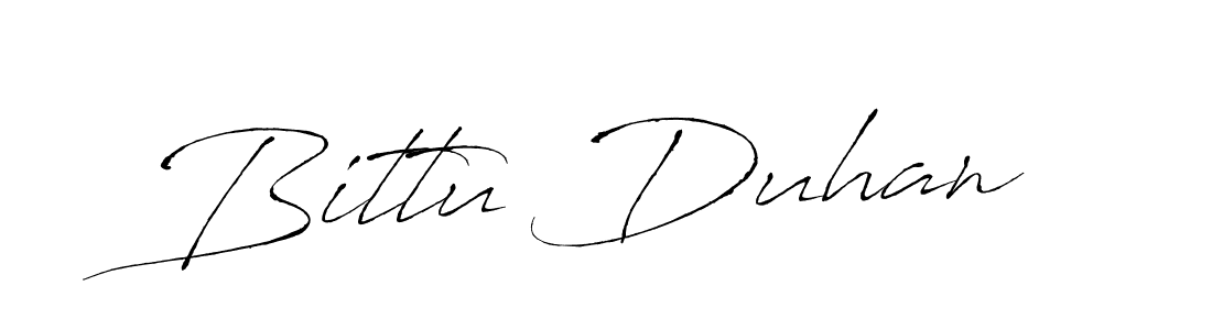 It looks lik you need a new signature style for name Bittu Duhan. Design unique handwritten (Antro_Vectra) signature with our free signature maker in just a few clicks. Bittu Duhan signature style 6 images and pictures png