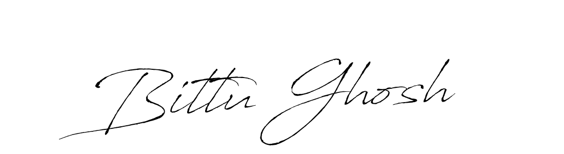 Bittu Ghosh stylish signature style. Best Handwritten Sign (Antro_Vectra) for my name. Handwritten Signature Collection Ideas for my name Bittu Ghosh. Bittu Ghosh signature style 6 images and pictures png