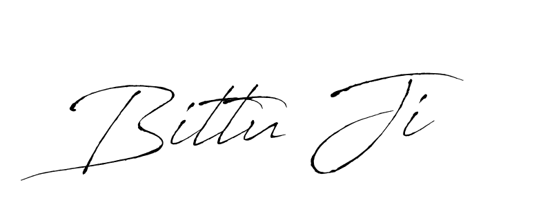 The best way (Antro_Vectra) to make a short signature is to pick only two or three words in your name. The name Bittu Ji include a total of six letters. For converting this name. Bittu Ji signature style 6 images and pictures png