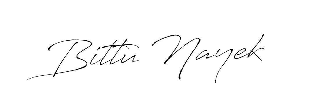 How to make Bittu Nayek name signature. Use Antro_Vectra style for creating short signs online. This is the latest handwritten sign. Bittu Nayek signature style 6 images and pictures png