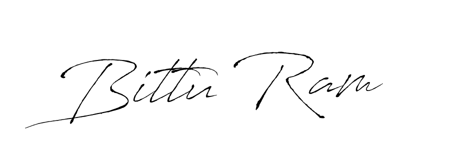Create a beautiful signature design for name Bittu Ram. With this signature (Antro_Vectra) fonts, you can make a handwritten signature for free. Bittu Ram signature style 6 images and pictures png