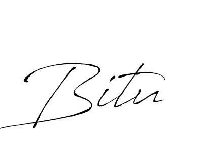 Use a signature maker to create a handwritten signature online. With this signature software, you can design (Antro_Vectra) your own signature for name Bitu. Bitu signature style 6 images and pictures png