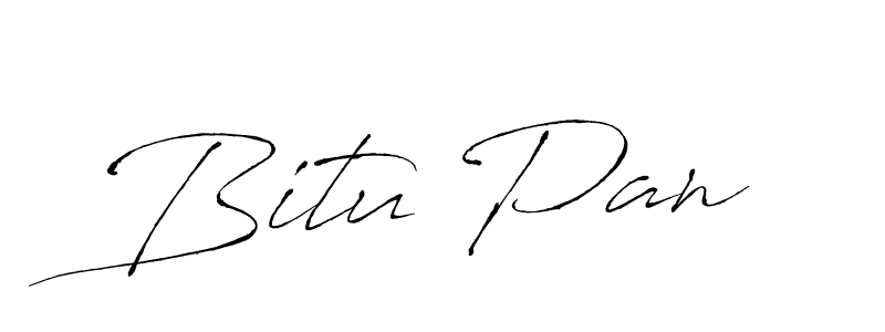 Create a beautiful signature design for name Bitu Pan. With this signature (Antro_Vectra) fonts, you can make a handwritten signature for free. Bitu Pan signature style 6 images and pictures png