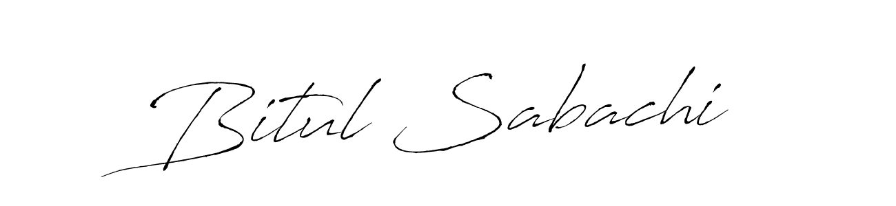 Create a beautiful signature design for name Bitul Sabachi. With this signature (Antro_Vectra) fonts, you can make a handwritten signature for free. Bitul Sabachi signature style 6 images and pictures png