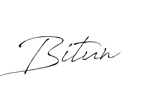 Antro_Vectra is a professional signature style that is perfect for those who want to add a touch of class to their signature. It is also a great choice for those who want to make their signature more unique. Get Bitun name to fancy signature for free. Bitun signature style 6 images and pictures png