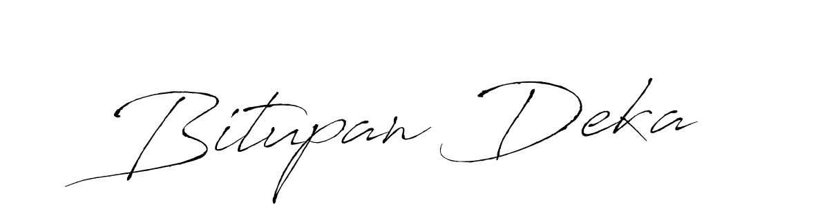 Create a beautiful signature design for name Bitupan Deka. With this signature (Antro_Vectra) fonts, you can make a handwritten signature for free. Bitupan Deka signature style 6 images and pictures png