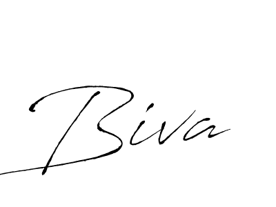 Biva stylish signature style. Best Handwritten Sign (Antro_Vectra) for my name. Handwritten Signature Collection Ideas for my name Biva. Biva signature style 6 images and pictures png