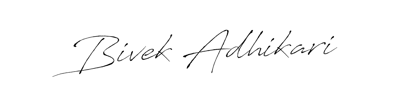 Similarly Antro_Vectra is the best handwritten signature design. Signature creator online .You can use it as an online autograph creator for name Bivek Adhikari. Bivek Adhikari signature style 6 images and pictures png