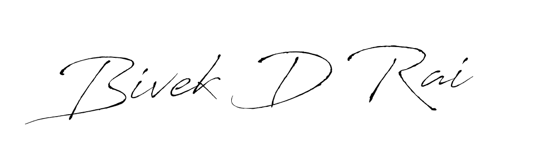 Also we have Bivek D Rai name is the best signature style. Create professional handwritten signature collection using Antro_Vectra autograph style. Bivek D Rai signature style 6 images and pictures png