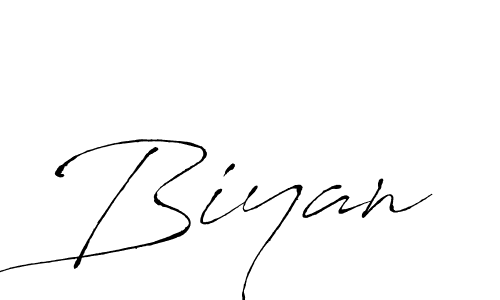 How to Draw Biyan signature style? Antro_Vectra is a latest design signature styles for name Biyan. Biyan signature style 6 images and pictures png