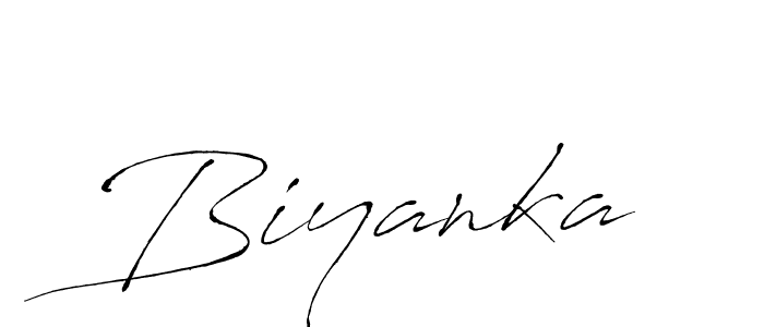 Antro_Vectra is a professional signature style that is perfect for those who want to add a touch of class to their signature. It is also a great choice for those who want to make their signature more unique. Get Biyanka name to fancy signature for free. Biyanka signature style 6 images and pictures png
