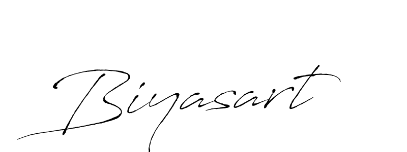 The best way (Antro_Vectra) to make a short signature is to pick only two or three words in your name. The name Biyasart include a total of six letters. For converting this name. Biyasart signature style 6 images and pictures png
