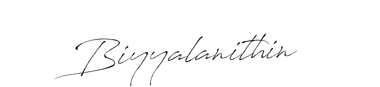 How to make Biyyalanithin signature? Antro_Vectra is a professional autograph style. Create handwritten signature for Biyyalanithin name. Biyyalanithin signature style 6 images and pictures png