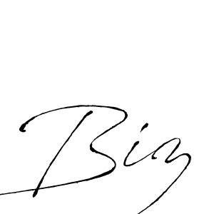 Biz stylish signature style. Best Handwritten Sign (Antro_Vectra) for my name. Handwritten Signature Collection Ideas for my name Biz. Biz signature style 6 images and pictures png