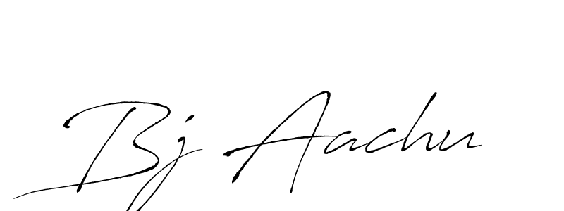 Also we have Bj Aachu name is the best signature style. Create professional handwritten signature collection using Antro_Vectra autograph style. Bj Aachu signature style 6 images and pictures png