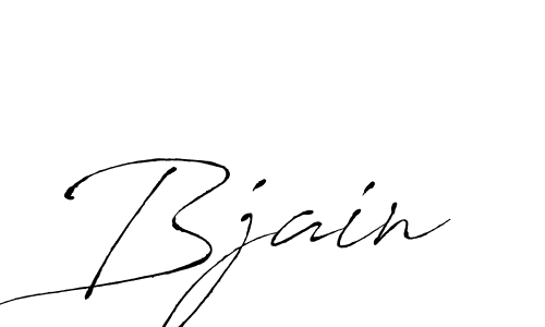 Design your own signature with our free online signature maker. With this signature software, you can create a handwritten (Antro_Vectra) signature for name Bjain. Bjain signature style 6 images and pictures png