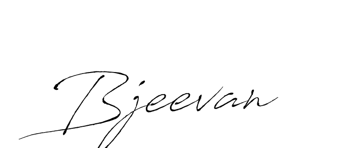 Use a signature maker to create a handwritten signature online. With this signature software, you can design (Antro_Vectra) your own signature for name Bjeevan. Bjeevan signature style 6 images and pictures png
