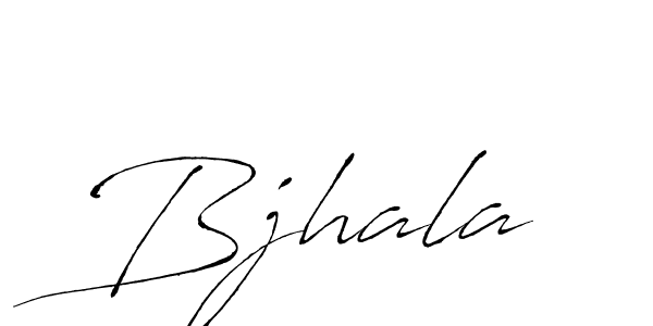 Use a signature maker to create a handwritten signature online. With this signature software, you can design (Antro_Vectra) your own signature for name Bjhala. Bjhala signature style 6 images and pictures png