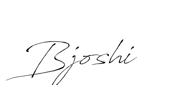 Create a beautiful signature design for name Bjoshi. With this signature (Antro_Vectra) fonts, you can make a handwritten signature for free. Bjoshi signature style 6 images and pictures png