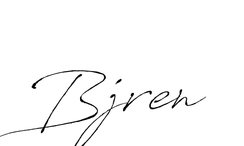 You should practise on your own different ways (Antro_Vectra) to write your name (Bjren) in signature. don't let someone else do it for you. Bjren signature style 6 images and pictures png