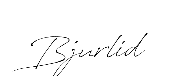 Design your own signature with our free online signature maker. With this signature software, you can create a handwritten (Antro_Vectra) signature for name Bjurlid. Bjurlid signature style 6 images and pictures png