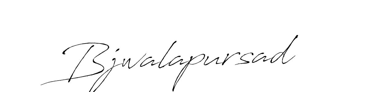 Antro_Vectra is a professional signature style that is perfect for those who want to add a touch of class to their signature. It is also a great choice for those who want to make their signature more unique. Get Bjwalapursad name to fancy signature for free. Bjwalapursad signature style 6 images and pictures png