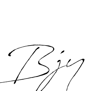 How to Draw Bjy signature style? Antro_Vectra is a latest design signature styles for name Bjy. Bjy signature style 6 images and pictures png