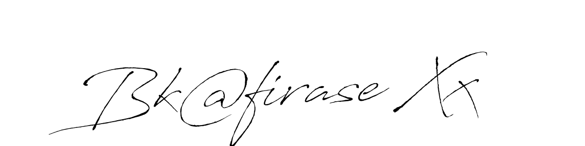The best way (Antro_Vectra) to make a short signature is to pick only two or three words in your name. The name Bk@firase Xx include a total of six letters. For converting this name. Bk@firase Xx signature style 6 images and pictures png
