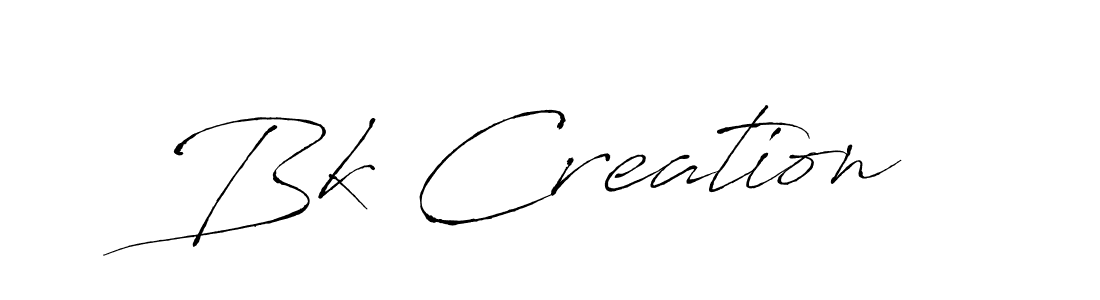 It looks lik you need a new signature style for name Bk Creation. Design unique handwritten (Antro_Vectra) signature with our free signature maker in just a few clicks. Bk Creation signature style 6 images and pictures png