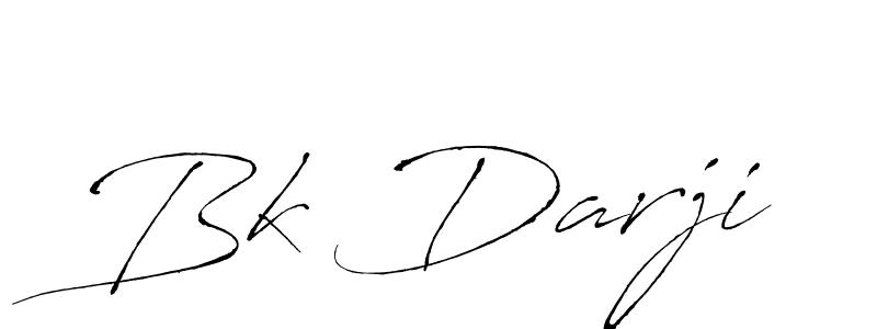 How to make Bk Darji signature? Antro_Vectra is a professional autograph style. Create handwritten signature for Bk Darji name. Bk Darji signature style 6 images and pictures png
