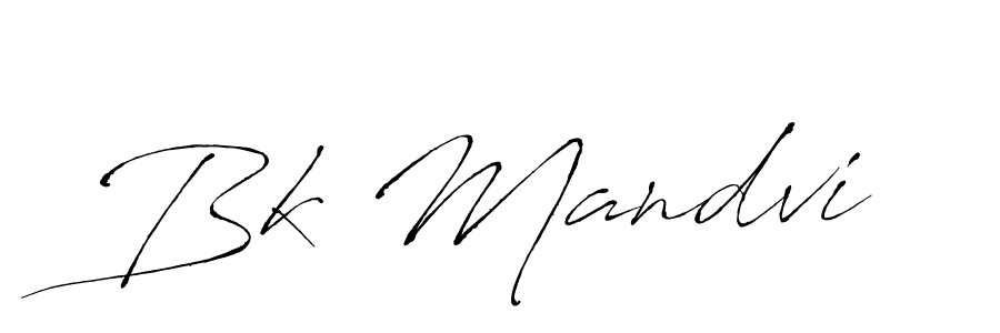 Use a signature maker to create a handwritten signature online. With this signature software, you can design (Antro_Vectra) your own signature for name Bk Mandvi. Bk Mandvi signature style 6 images and pictures png