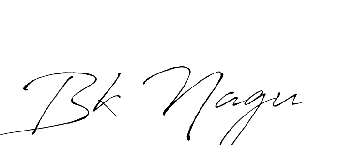 Use a signature maker to create a handwritten signature online. With this signature software, you can design (Antro_Vectra) your own signature for name Bk Nagu. Bk Nagu signature style 6 images and pictures png