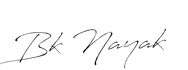 Also we have Bk Nayak name is the best signature style. Create professional handwritten signature collection using Antro_Vectra autograph style. Bk Nayak signature style 6 images and pictures png