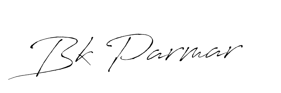 Bk Parmar stylish signature style. Best Handwritten Sign (Antro_Vectra) for my name. Handwritten Signature Collection Ideas for my name Bk Parmar. Bk Parmar signature style 6 images and pictures png