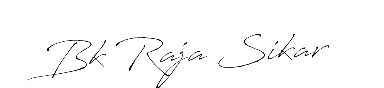 Use a signature maker to create a handwritten signature online. With this signature software, you can design (Antro_Vectra) your own signature for name Bk Raja Sikar. Bk Raja Sikar signature style 6 images and pictures png