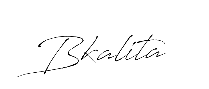 Make a beautiful signature design for name Bkalita. With this signature (Antro_Vectra) style, you can create a handwritten signature for free. Bkalita signature style 6 images and pictures png