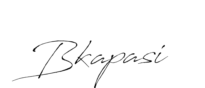 Create a beautiful signature design for name Bkapasi. With this signature (Antro_Vectra) fonts, you can make a handwritten signature for free. Bkapasi signature style 6 images and pictures png