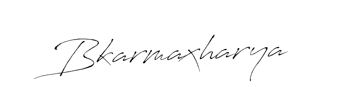 Make a beautiful signature design for name Bkarmaxharya. With this signature (Antro_Vectra) style, you can create a handwritten signature for free. Bkarmaxharya signature style 6 images and pictures png