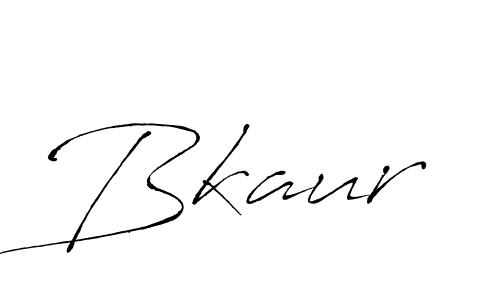 How to make Bkaur signature? Antro_Vectra is a professional autograph style. Create handwritten signature for Bkaur name. Bkaur signature style 6 images and pictures png