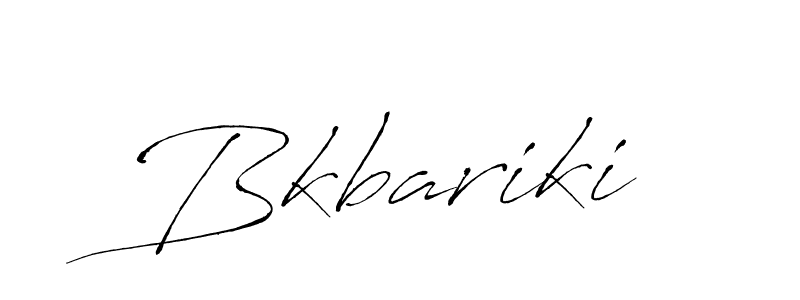 Use a signature maker to create a handwritten signature online. With this signature software, you can design (Antro_Vectra) your own signature for name Bkbariki. Bkbariki signature style 6 images and pictures png