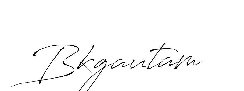 Also we have Bkgautam name is the best signature style. Create professional handwritten signature collection using Antro_Vectra autograph style. Bkgautam signature style 6 images and pictures png